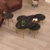 3 Set of coffee table + 1 centre table