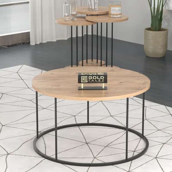 3 Set of coffee table + 1 centre table