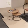 1 coffee table + 1 centre table