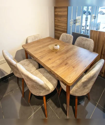 Furniture-Sarayi-6 Seater Dining Set 10