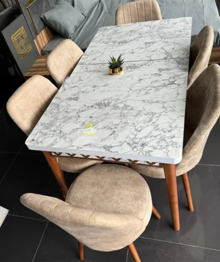 Furniture-Sarayi-6 Seater Dining Set6