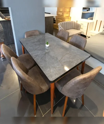 Furniture-Sarayi-6 Seater Dining Set