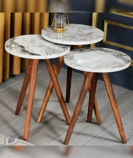 Furniture-Sarayi-F1014 (3) Set Coffee Table