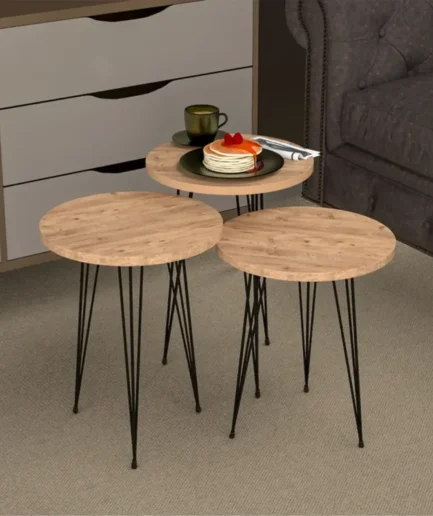 Furniture-Sarayi-F1054 (3) Set Coffee Table